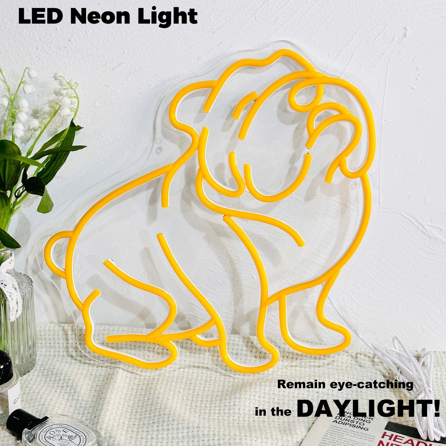 English Bulldog Neon Sign