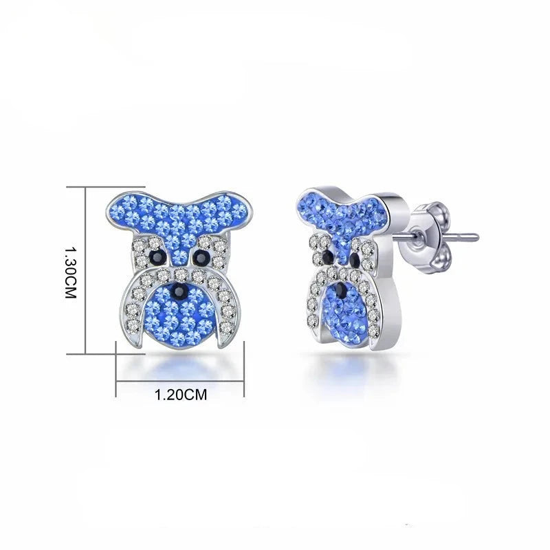 Schnauzer Stud Earrings