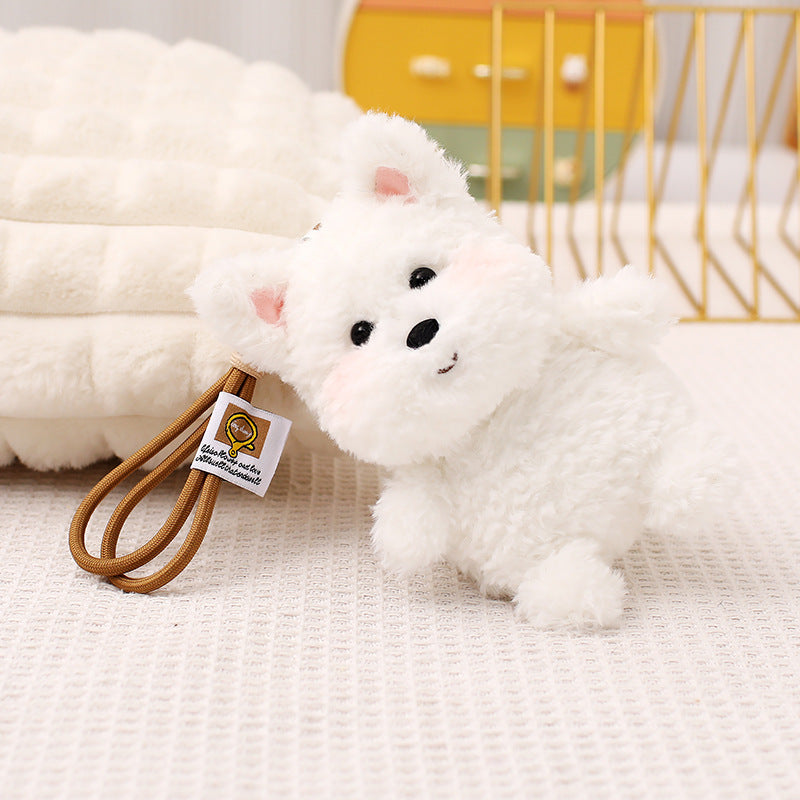 Schnauzer Plush Pendant