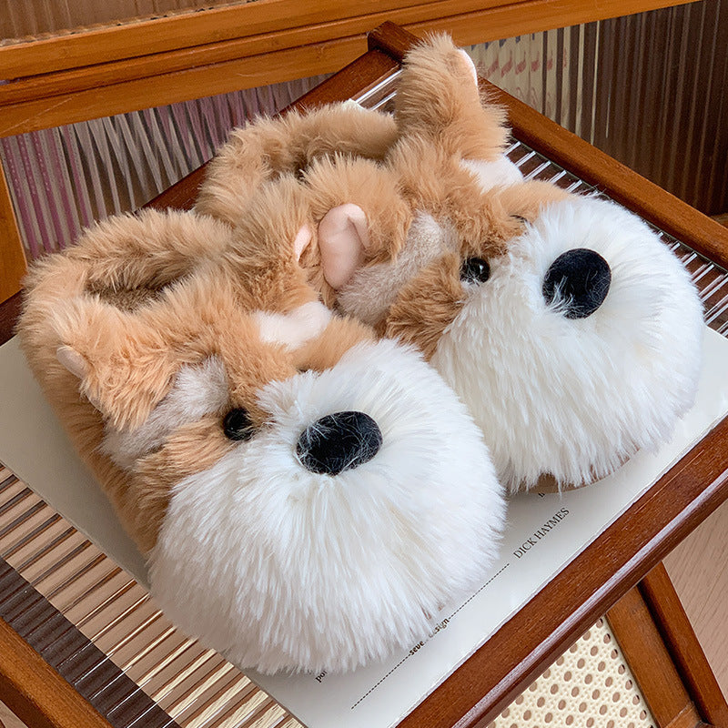 Warm Schnauzer Slippers