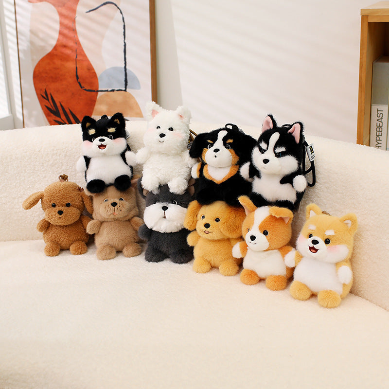 Schnauzer Plush Pendant