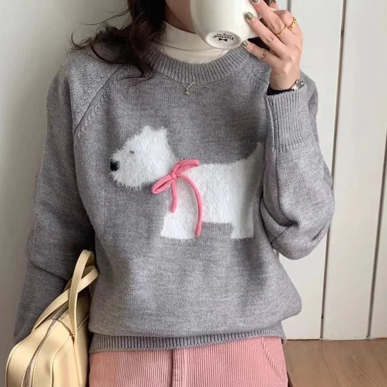 Fluffy Westie Sweater
