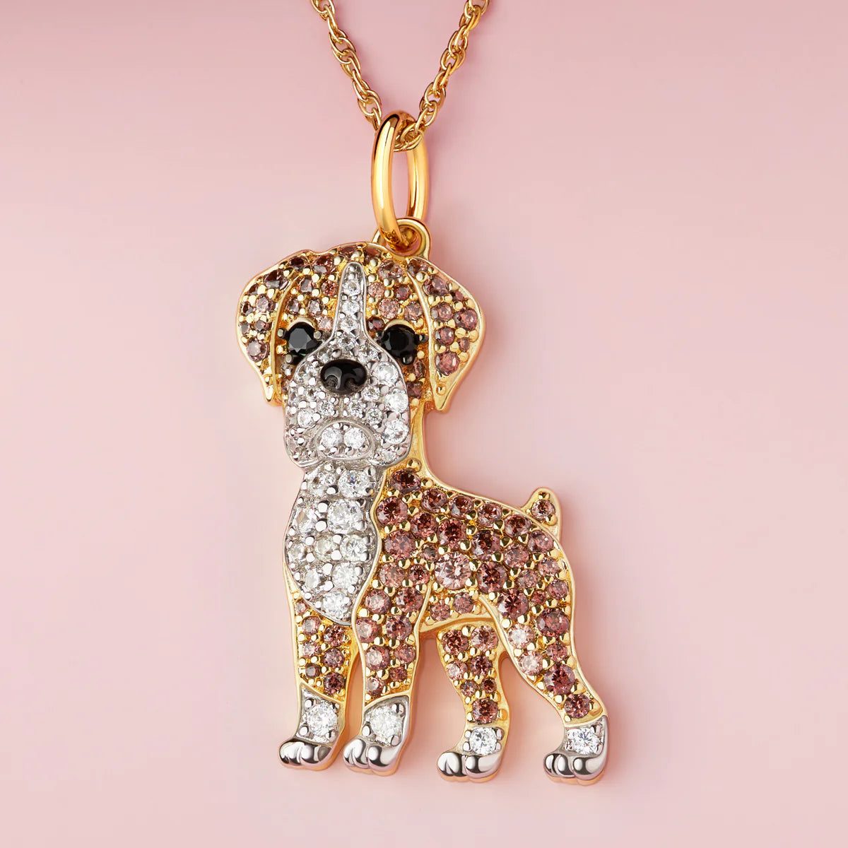 Boxer Dog Pendant Necklace