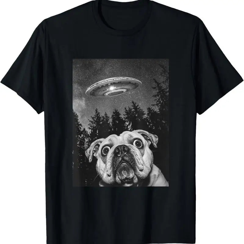 UFO Bulldog T-Shirt