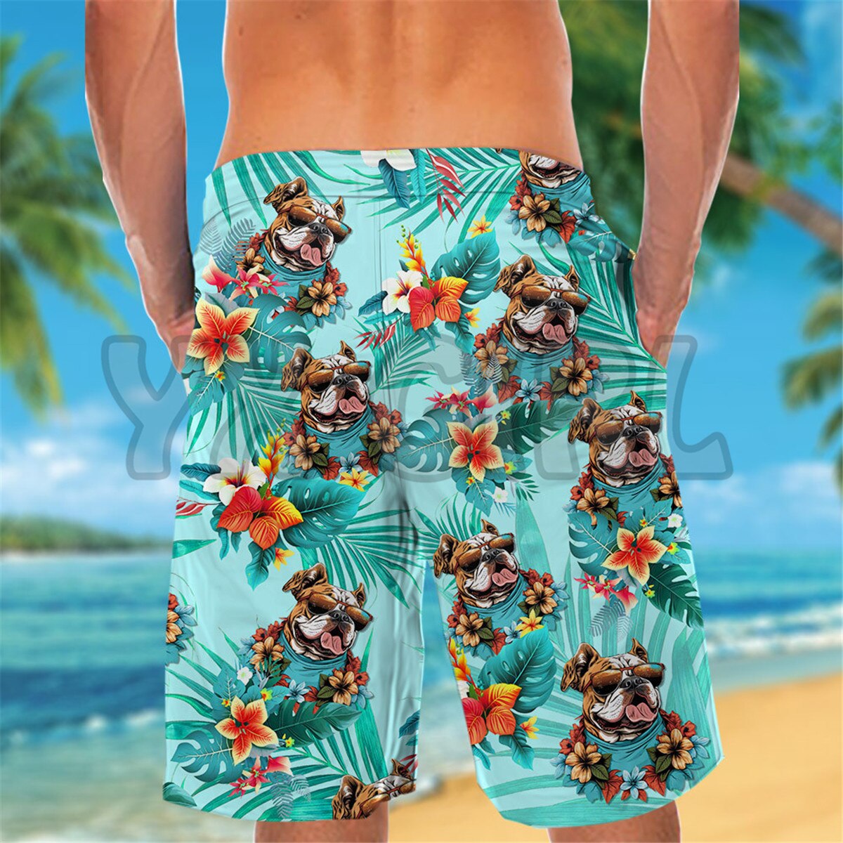 English Bulldog Summer Shirt and Shorts