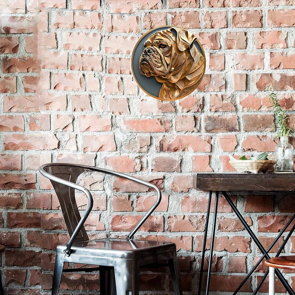 Decorative English Bulldog Plate