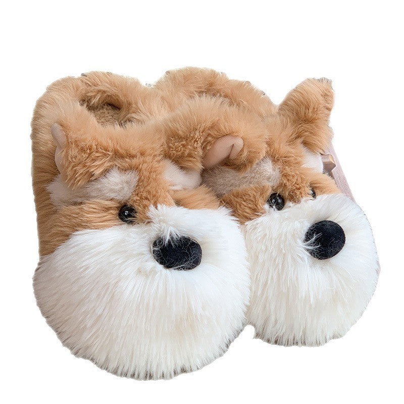 Warm Schnauzer Slippers