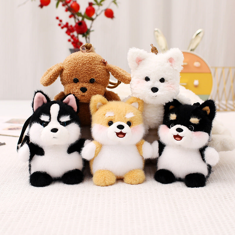 Schnauzer Plush Pendant