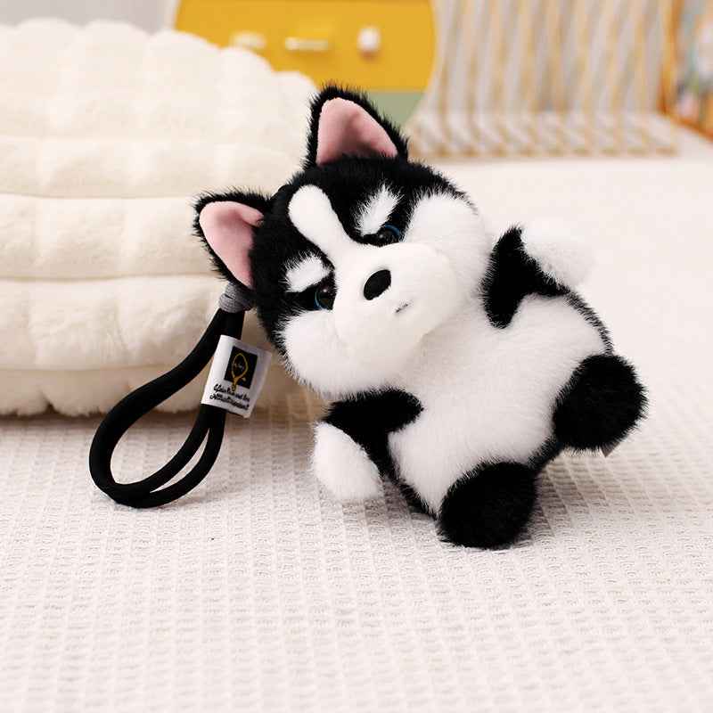 Schnauzer Plush Pendant