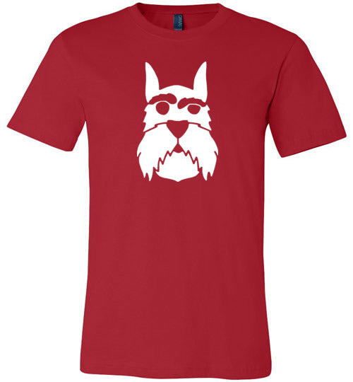 I love Schnauzer Premium Fitted Men/Unisex Tee