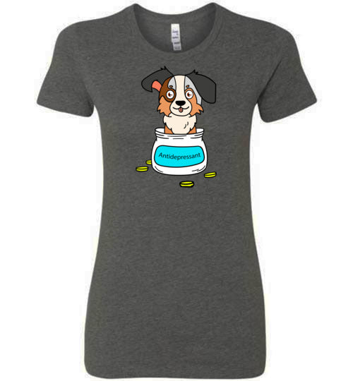 Antidepressant Aussie Premium Fitted Lady T-shirt