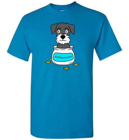Antidepressant Schnauzer Classic Men/Unisex T-shirt
