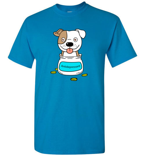 Antidepressant Staffy Classic Men/Unisex T-shirt