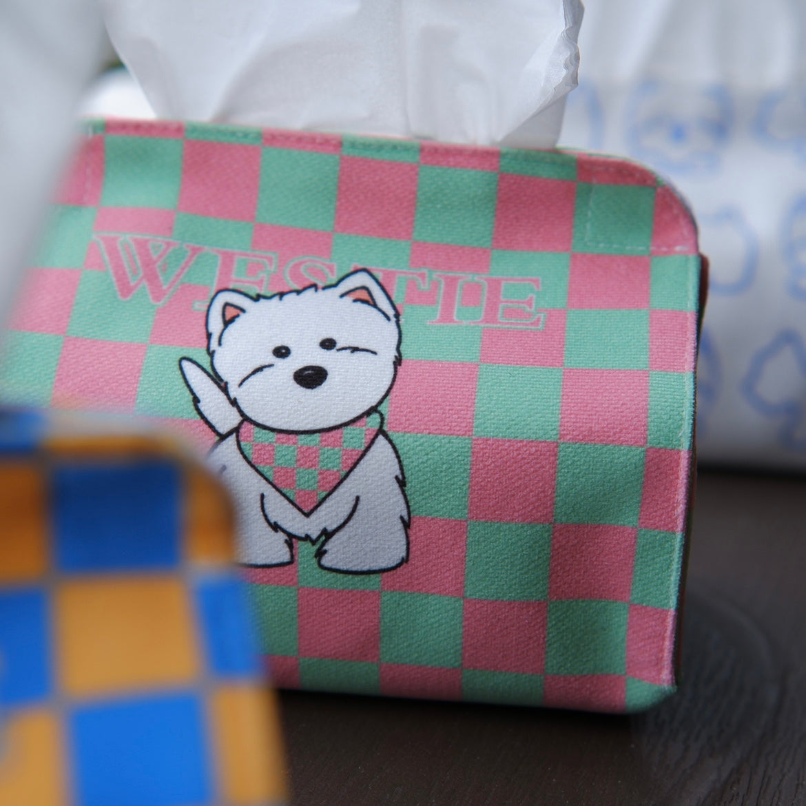 Westie Dog Tissue Box Cover