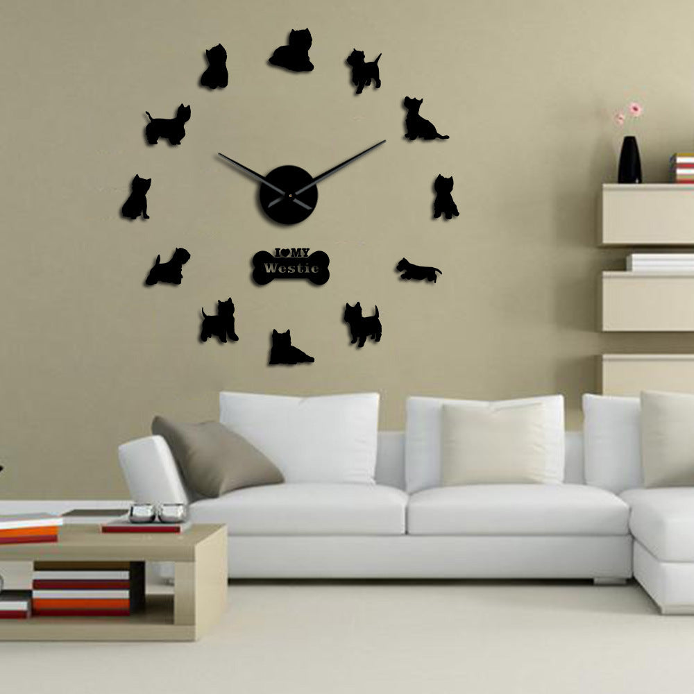 DIY Westie Wall Clock