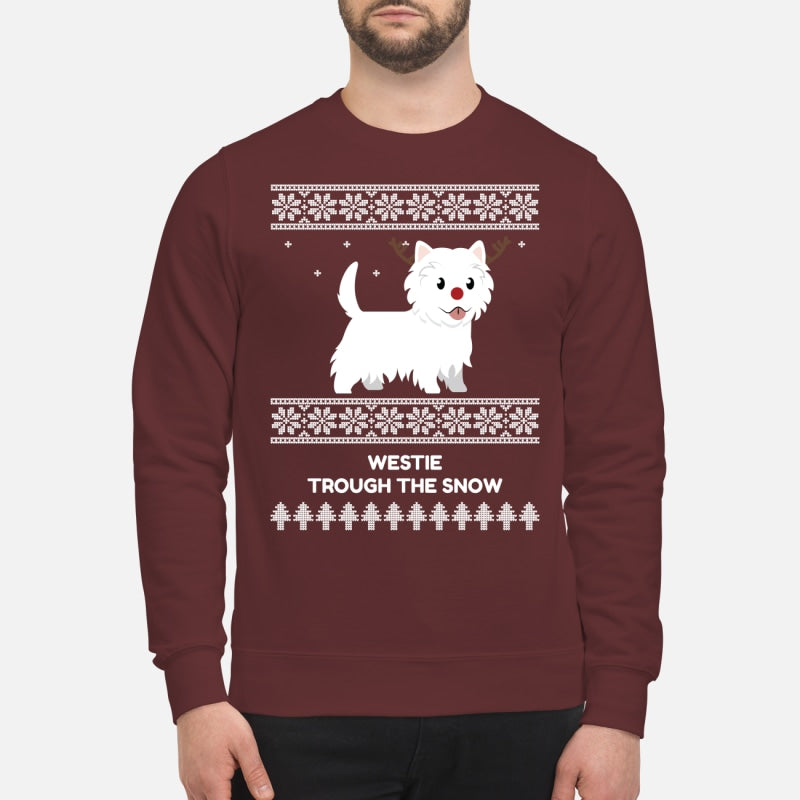 Westie Through The Snow - Unisex Sweatshirt