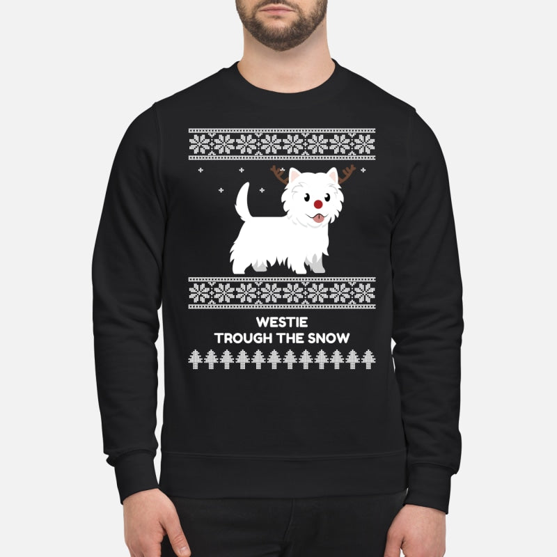 Westie Through The Snow - Unisex Sweatshirt