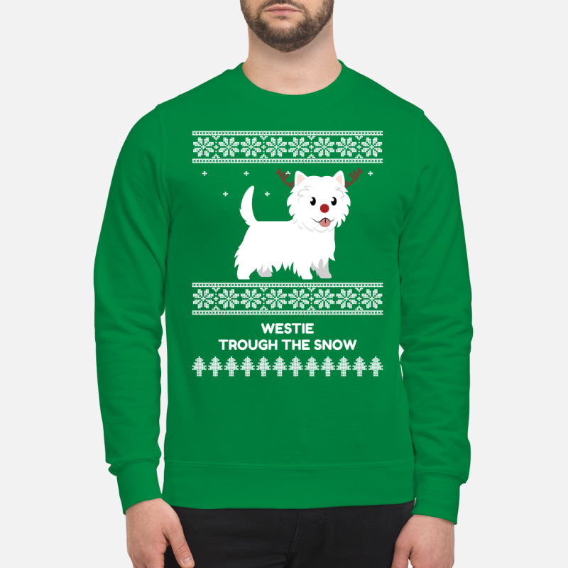 Westie Through The Snow - Unisex Sweatshirt