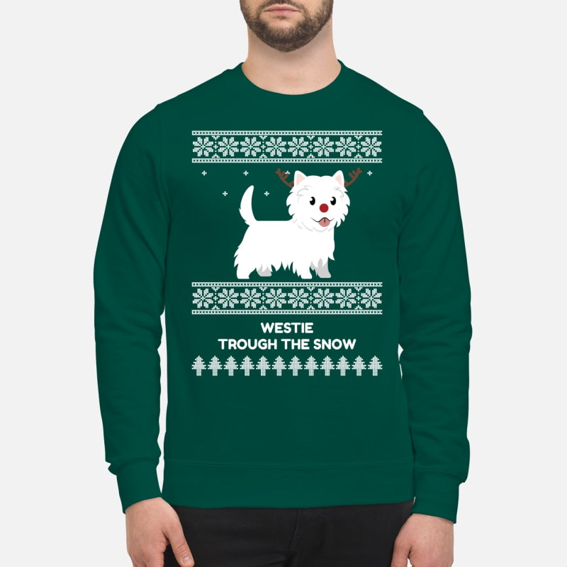 Westie Through The Snow - Unisex Sweatshirt