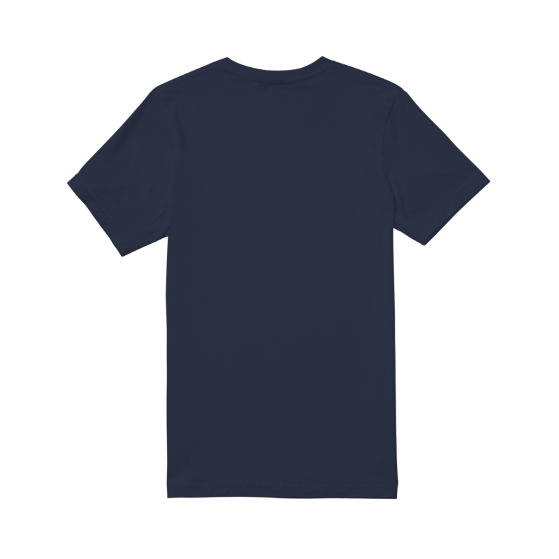 Bulldog Through The Snow - Premium Men's T-shirt