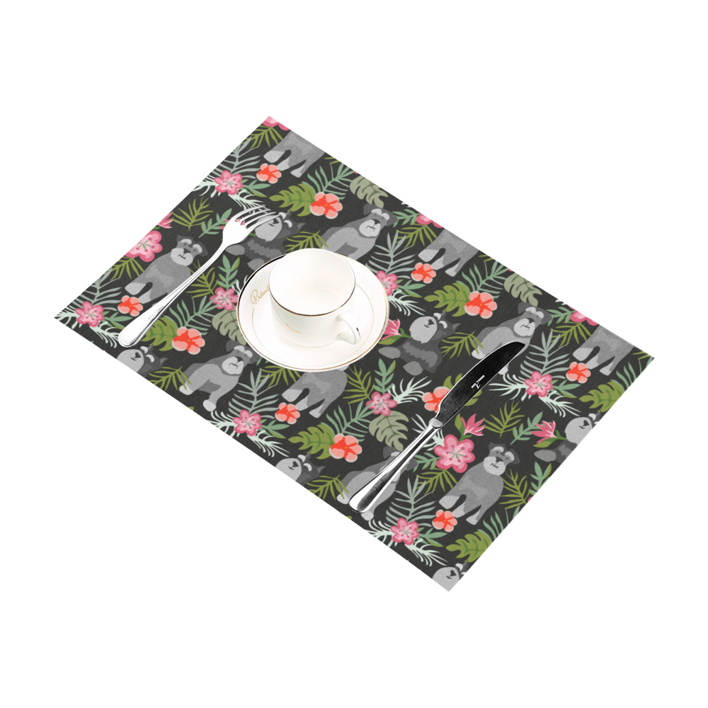 Schnauzer Placemats Set