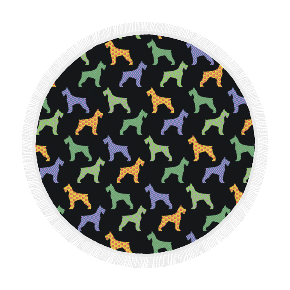 Schnauzer Beach Towel