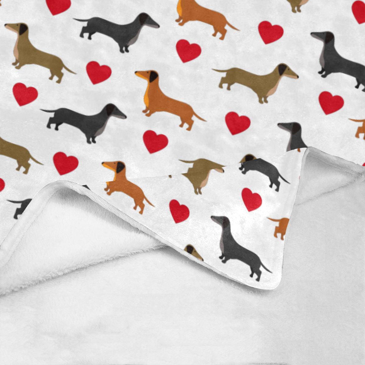 Dachshund Love Blanket