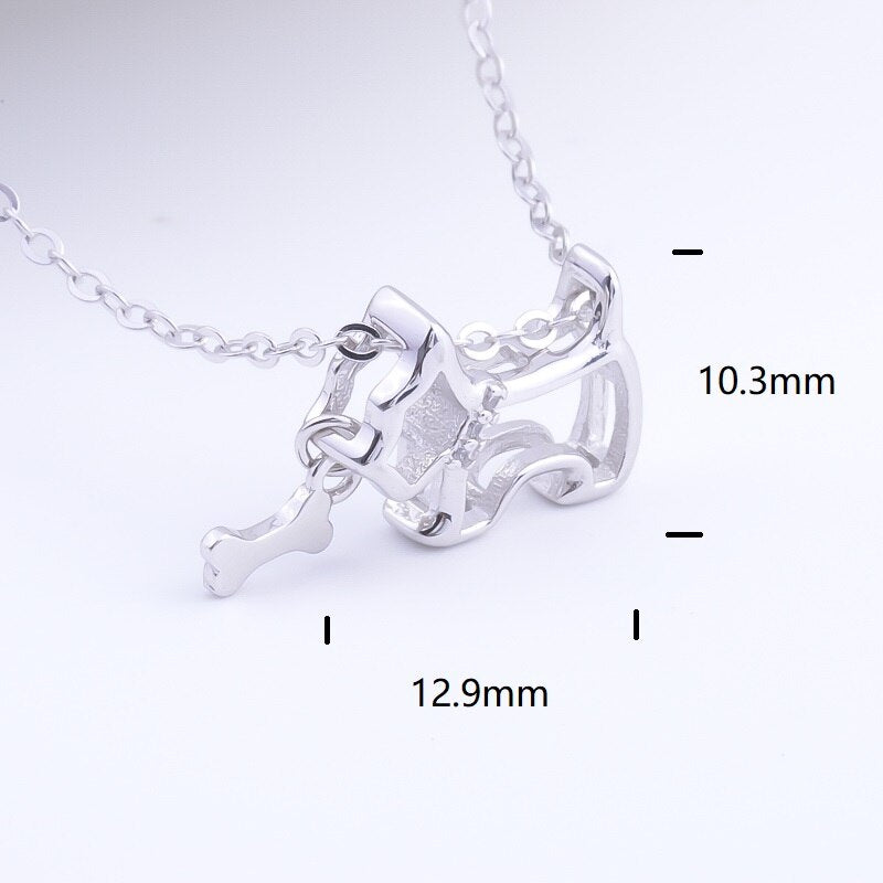 925 Sterling Silver Westie Necklace