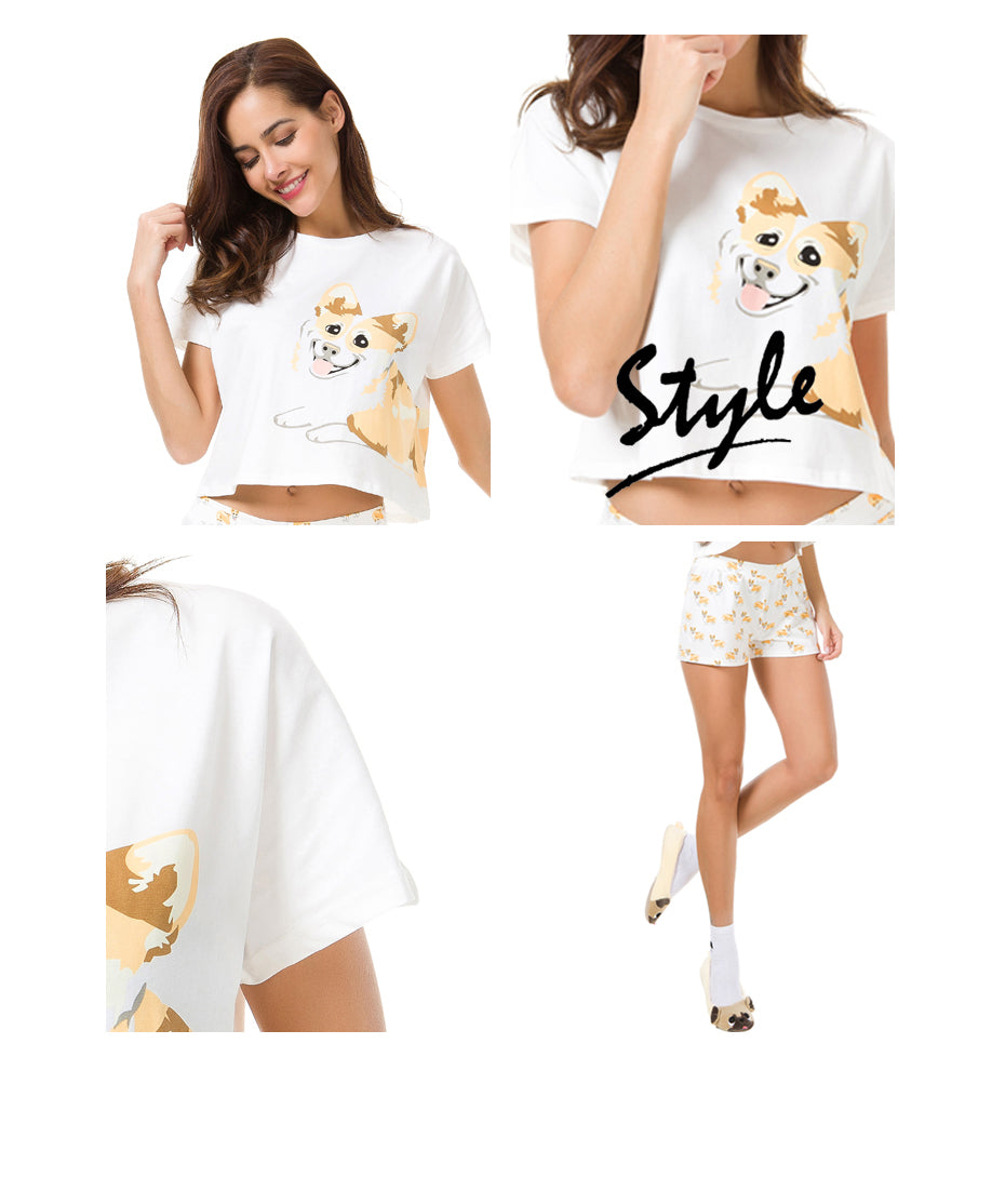 Jenny Corgi Pajama Set