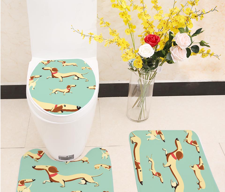 Dachshund Bathroom Set