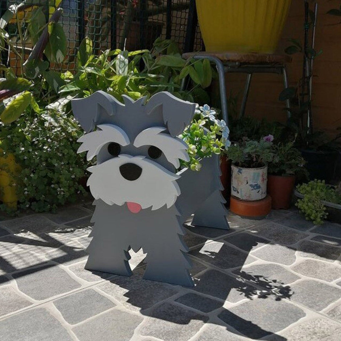 Pomeranian Flower Planter