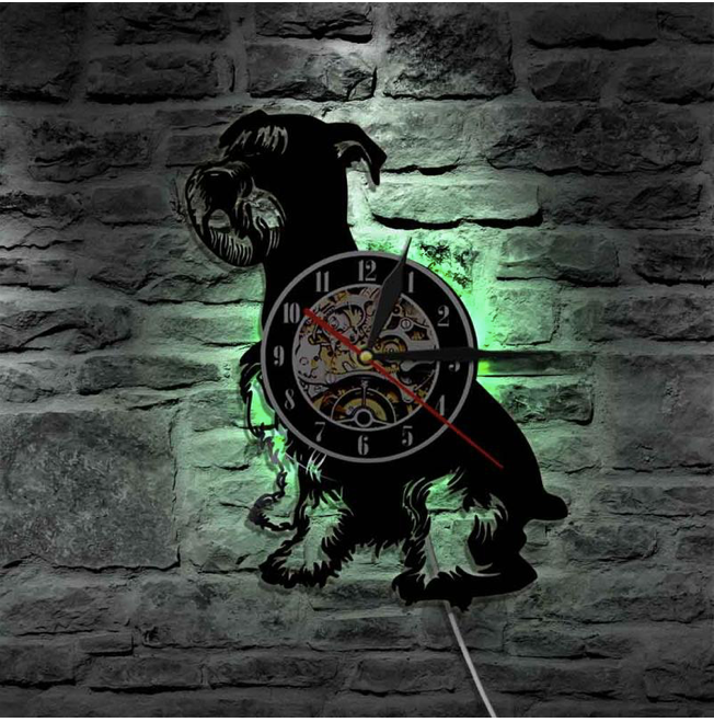 Schnauzer Wall Clock
