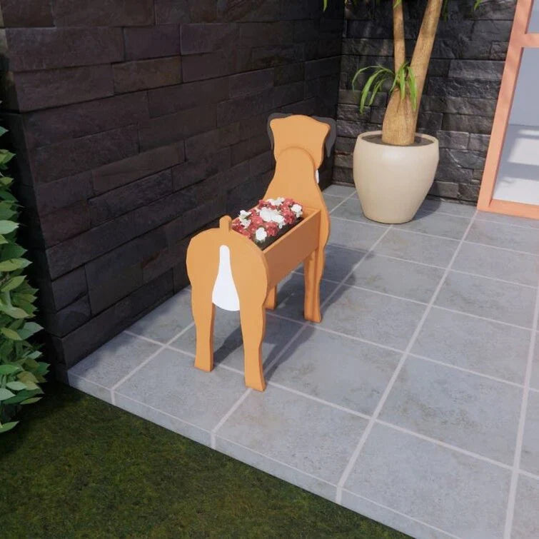 Pomeranian Flower Planter