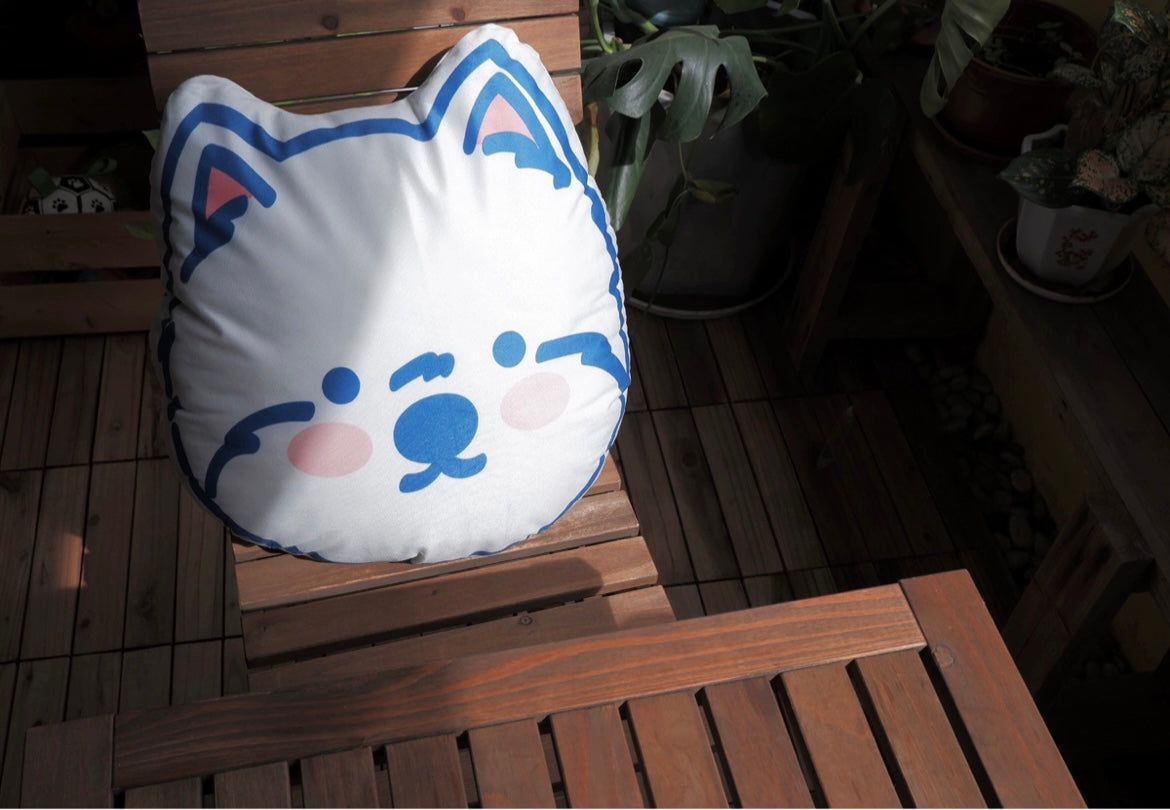 Dog Shaped Westie Plush Cushions