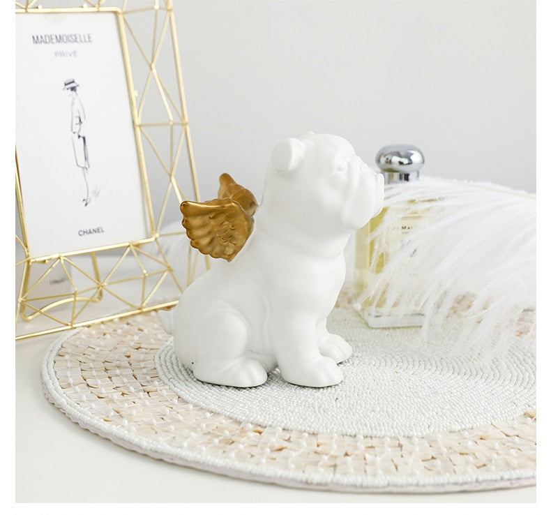 Macaroons Bulldog Figurines