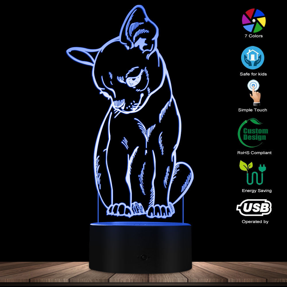 Chihuahua 3D LED Lamp