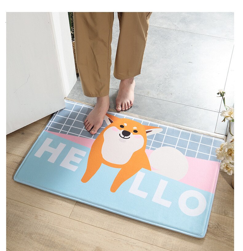 Hello Dear Shiba Inu Mat