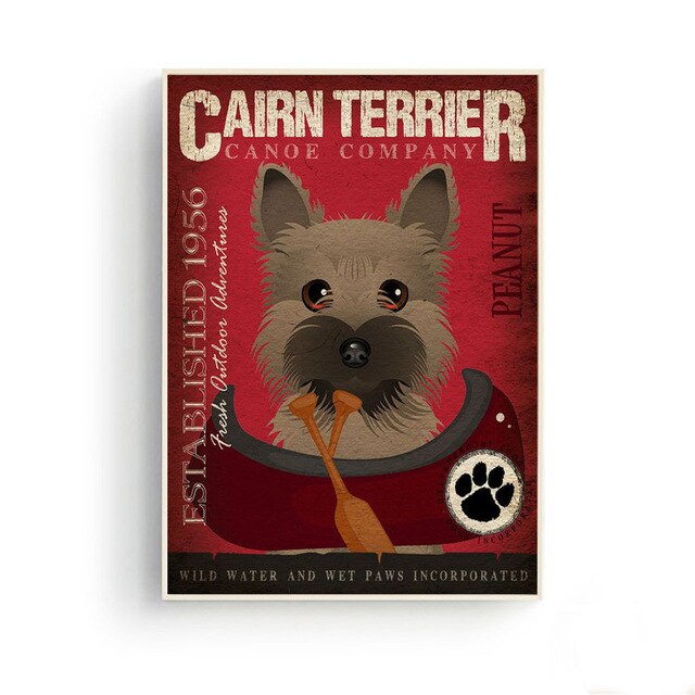 Chihuahua Cupcake Canvas Poster