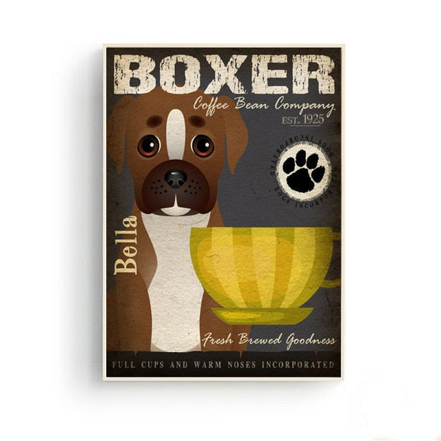 Chihuahua Cupcake Canvas Poster