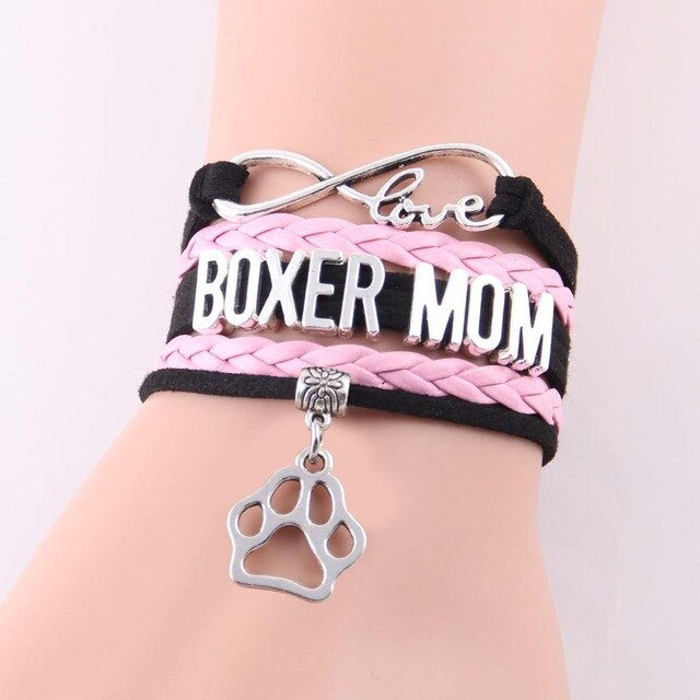 Boxer Mom Infinity Bracelet