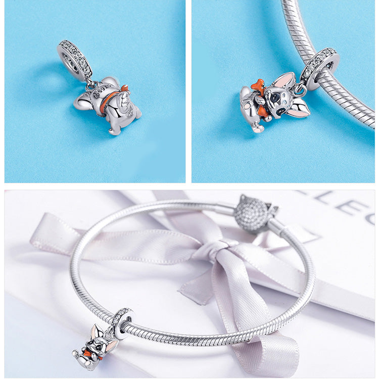 Coco Chihuahua 925 Sterling Silver Charm-charm-Ploocy-Ploocy