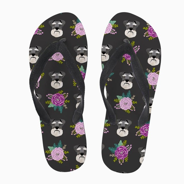 Coco Schnauzer Flip-flops