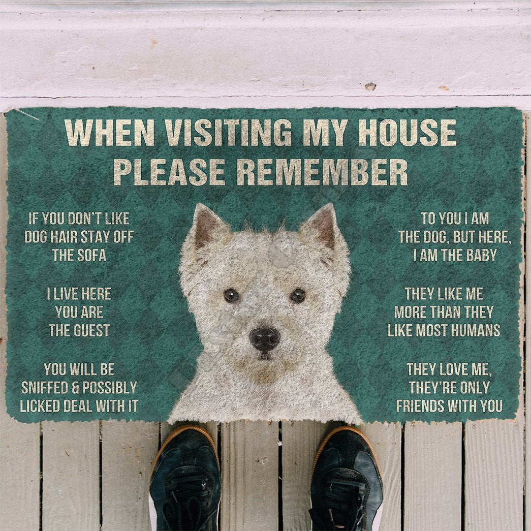 Westie Doormat