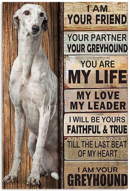 Metal Vintage Dog Wall Art