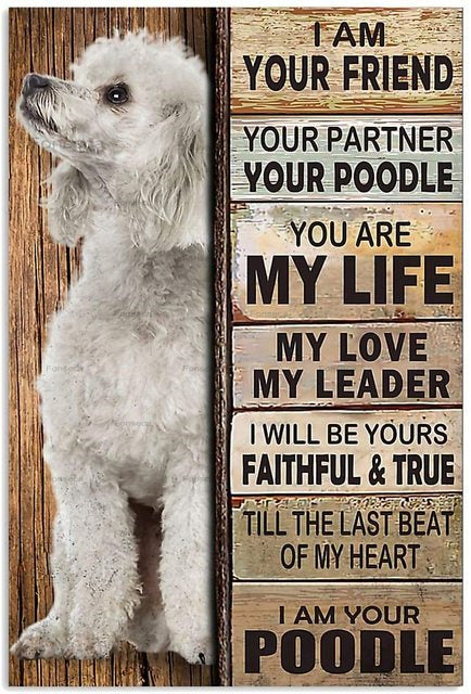 Metal Vintage Dog Wall Art