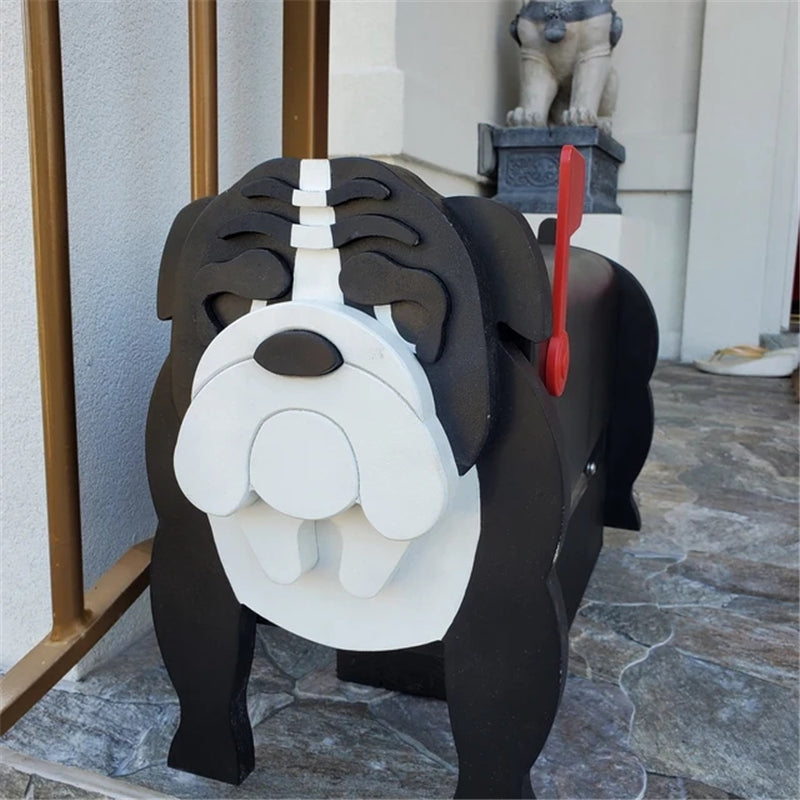 English Bulldog Flower Planter