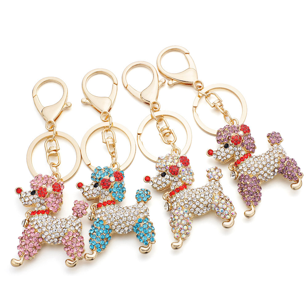 Poodle Keychain