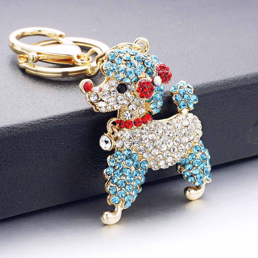Poodle Keychain
