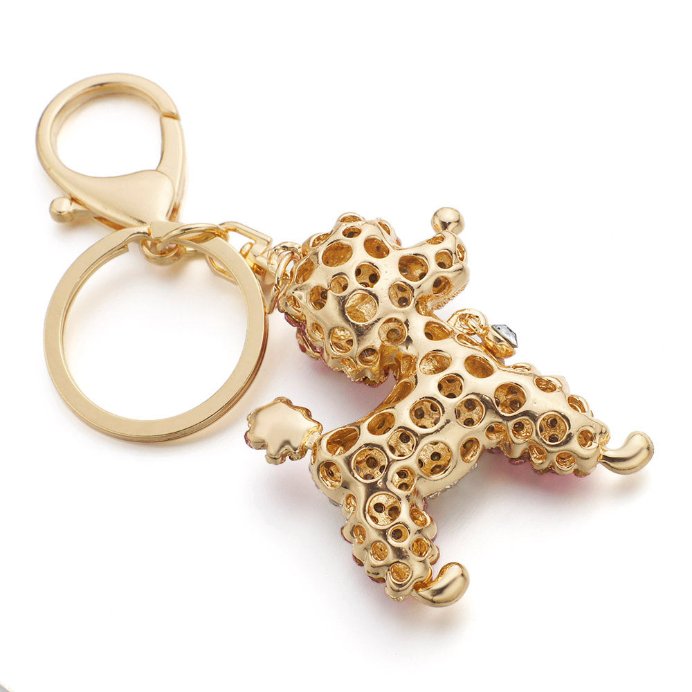 Poodle Keychain