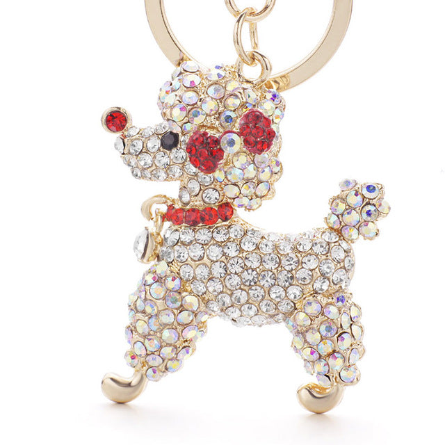 Poodle Keychain